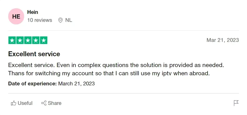 Tevreden klanten delen hun positieve ervaringen met pandora iptv service in Nederland.